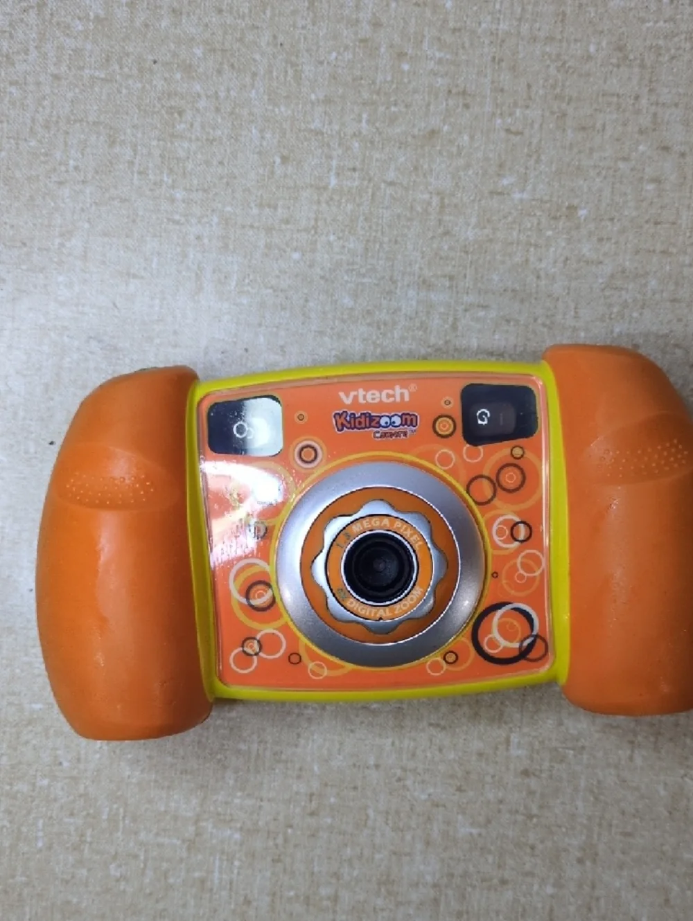 VTech Kidizoom Digital Camera 1.3 Mega Pixel 4x Digital Zoom WORKS Orange